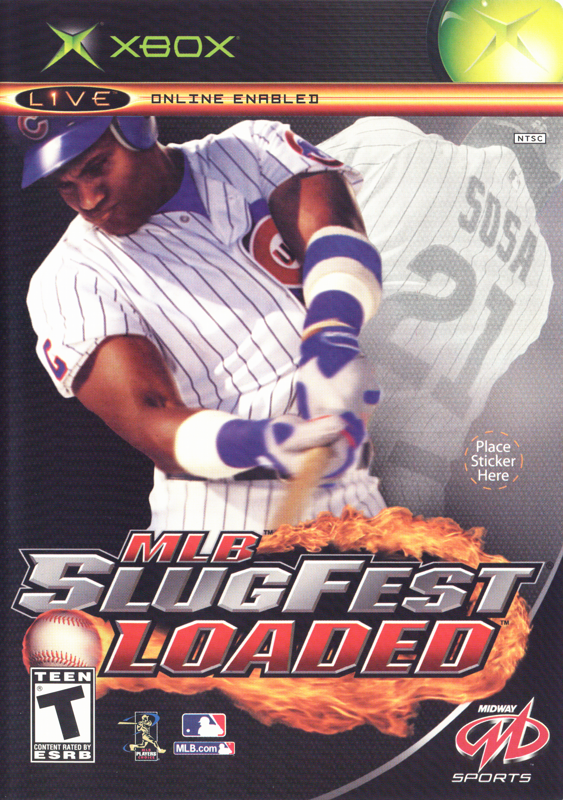 MLB SlugFest Loaded box art for Xbox
